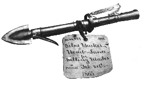 Patent Model for Silas Barker harpoon.