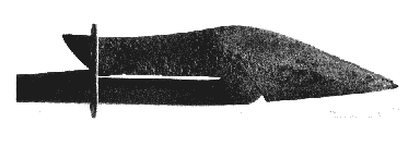 Detail of grommet iron head